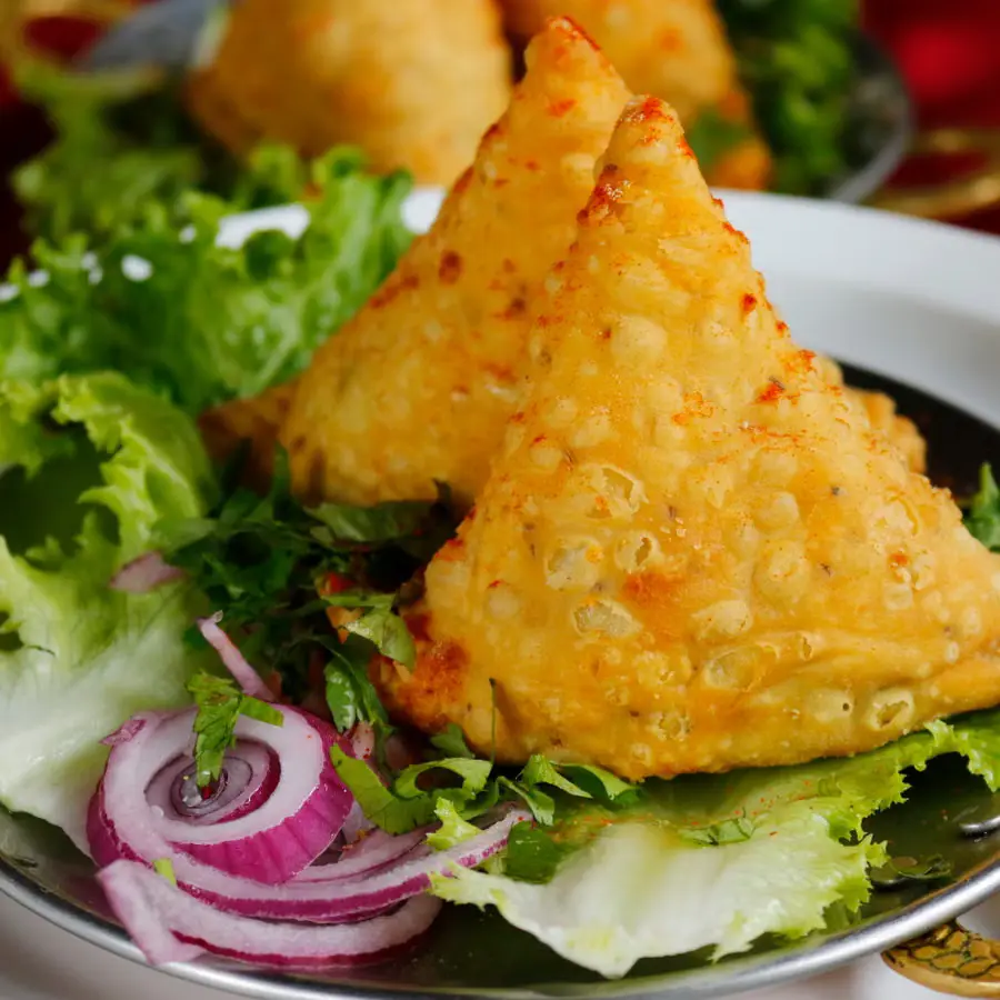 Samosa, two