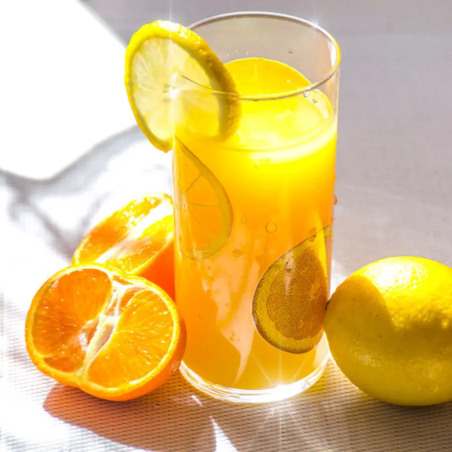 Fresh orange juice